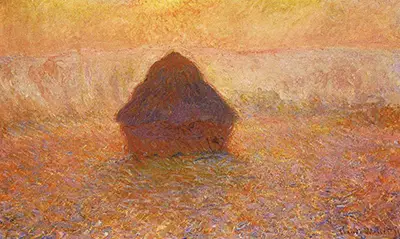 Wheatstack (Sun in the Mist) 1891 Claude Monet
